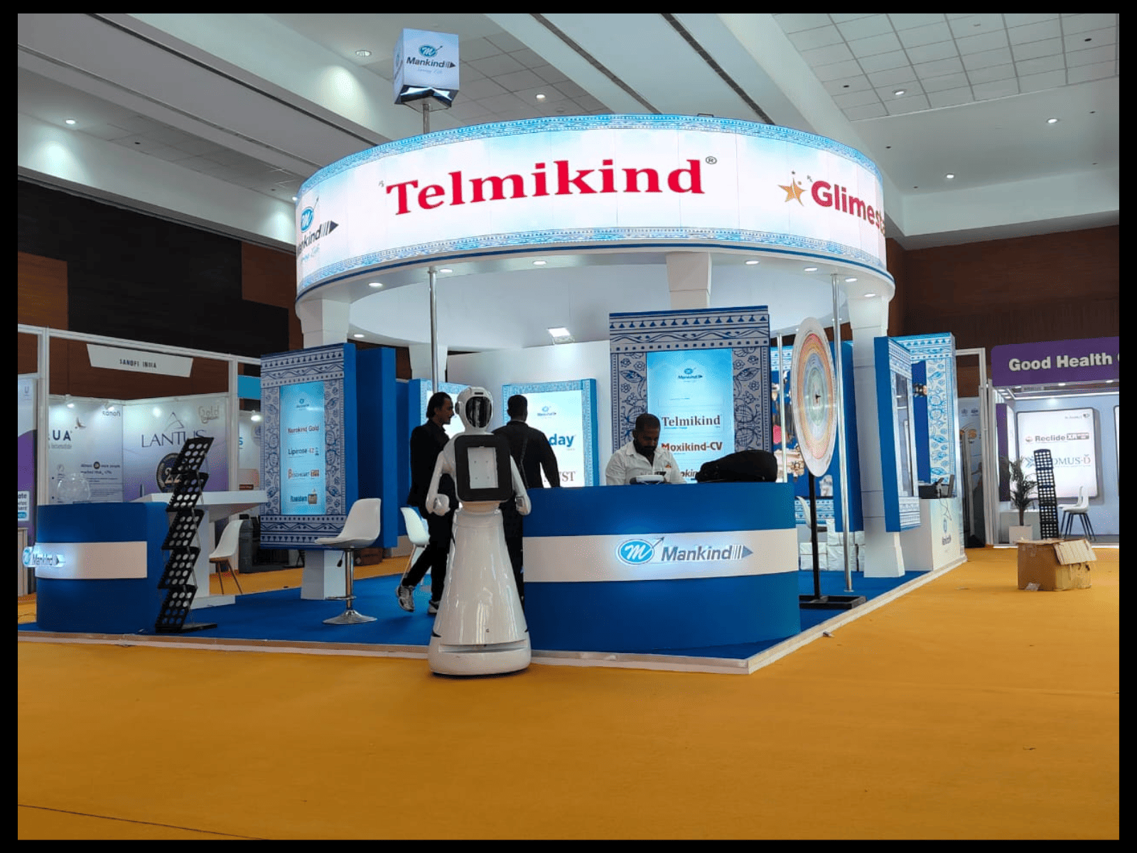 Interactive exhibition stall for Mankind Pharma in Patna by Primar Partners