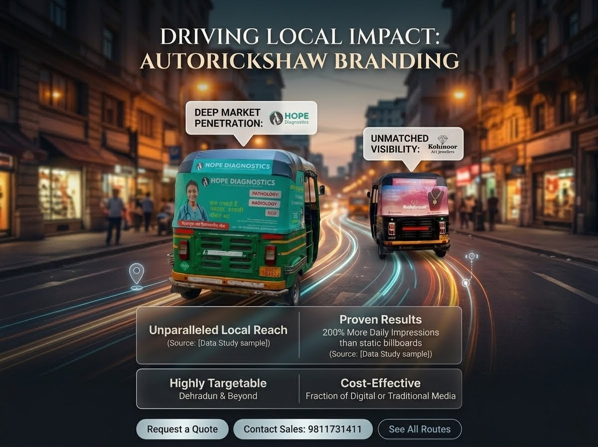 Autorickshaw Branding
