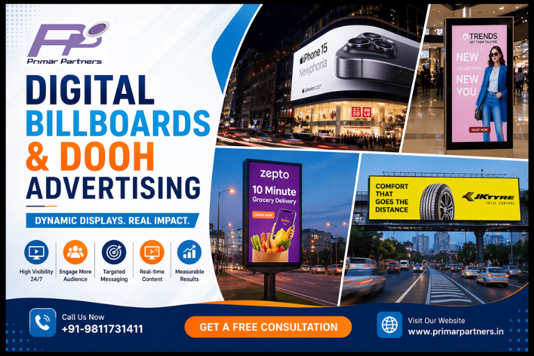 digital billboards & DOOH advertising in delhi ncr